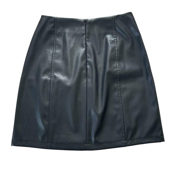 Mangopop Faux Leather High Waist Mini Skirt Women's XS Grunge Going Out Party - Picture 2 of 6